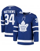 Auston Matthews Toronto Maple Leafs adidas Home Primegreen Authentic Pro Player Jersey - Blue