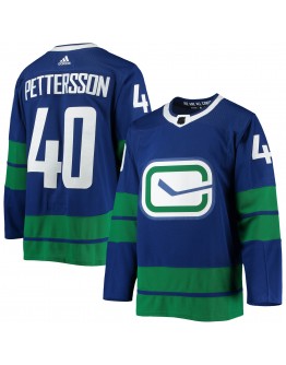 Elias Pettersson Vancouver Canucks adidas 2020/21 Authentic Alternate Player Jersey - Blue