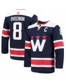 Alexander Ovechkin Washington Capitals adidas Alternate Captain Patch Primegreen Authentic Pro Player Jersey - Navy