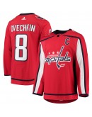 Alexander Ovechkin Washington Capitals adidas Home Captain Patch Primegreen Authentic Pro Player Jersey - Red