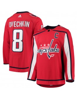 Alexander Ovechkin Washington Capitals adidas Home Captain Patch Primegreen Authentic Pro Player Jersey - Red