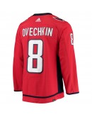 Alexander Ovechkin Washington Capitals adidas Home Captain Patch Primegreen Authentic Pro Player Jersey - Red