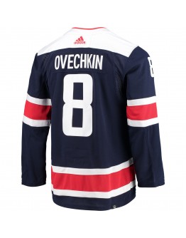 Alexander Ovechkin Washington Capitals adidas Alternate Captain Patch Primegreen Authentic Pro Player Jersey - Navy