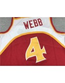 Spud Webb #4 Atlanta Hawks Jersey