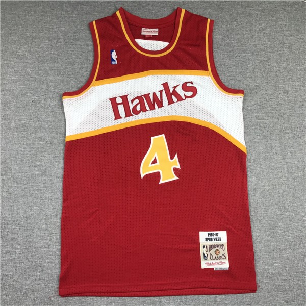 Spud Webb #4 Atlanta Hawks Jersey