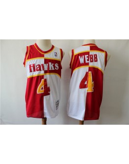 Spud Webb #4 Atlanta Hawks Jersey