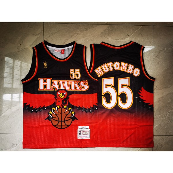 Dikembe Mutombo #55 Atlanta Hawks Jersey