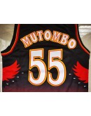 Dikembe Mutombo #55 Atlanta Hawks Jersey