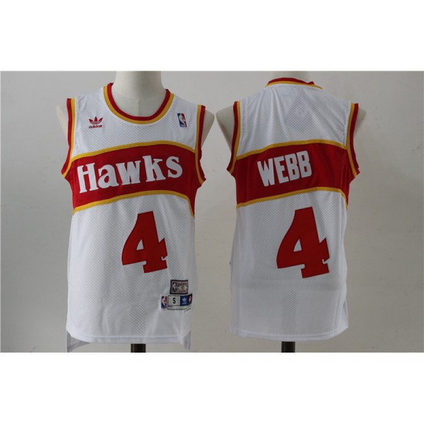 Spud Webb #4 Atlanta Hawks Jersey