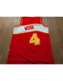 Spud Webb #4 Atlanta Hawks Jersey