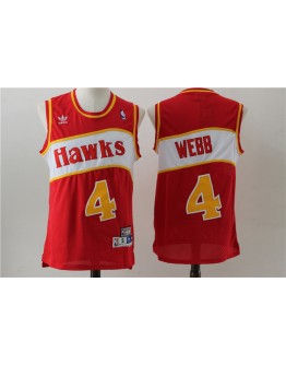 Spud Webb #4 Atlanta Hawks Jersey