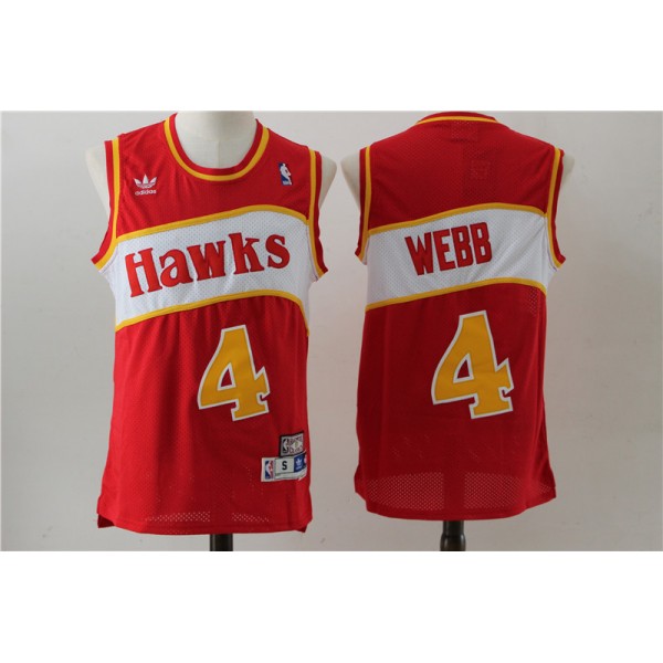 Spud Webb #4 Atlanta Hawks Jersey