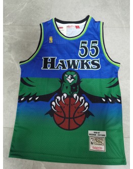 Dikembe Mutombo #55 Atlanta Hawks Jersey