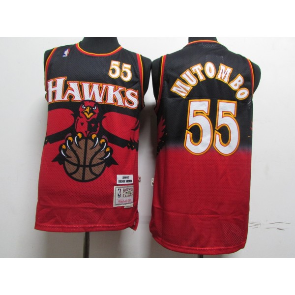 Dikembe Mutombo #55 Atlanta Hawks Jersey