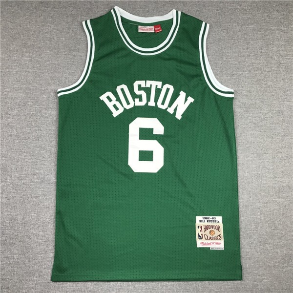 Bill Russell #6 Boston Celtics Jersey