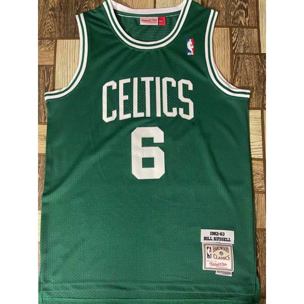 Bill Russell #6 Boston Celtics Jersey