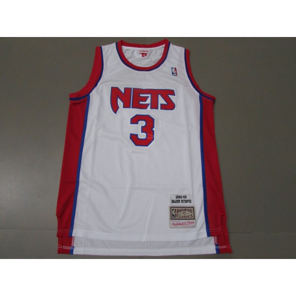 Drazen Petrovic #3 Brooklyn Nets Jersey