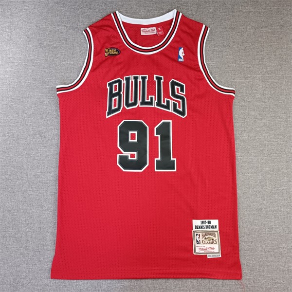 Dennis Rodman #91 Chicago Bulls Jersey