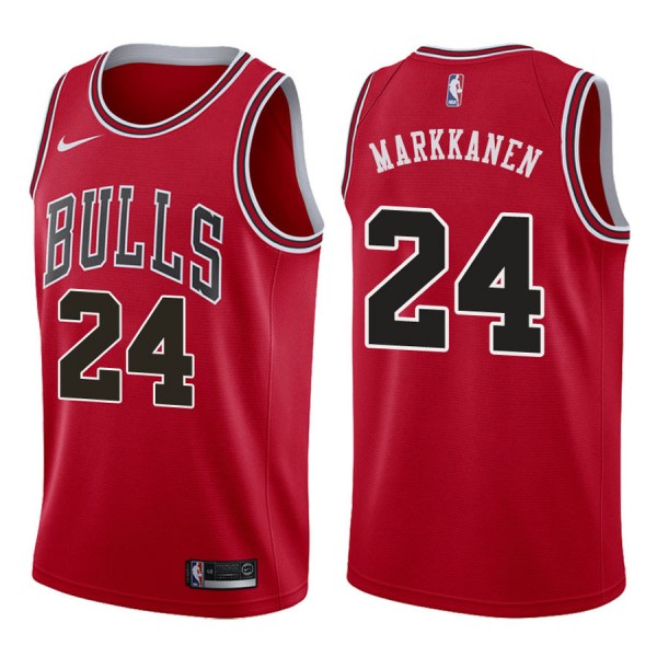 Lauri Markkanen #24 Chicago Bulls Jersey