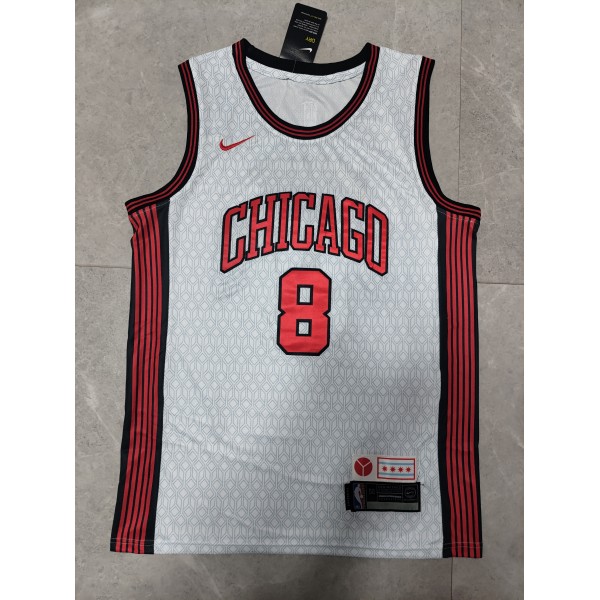 Zach LaVine #8 Chicago Bulls Jersey