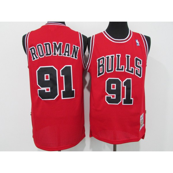 Dennis Rodman #91 Chicago Bulls Jersey