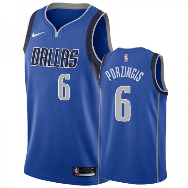 Kristaps Porzingis  #6 Dallas Mavericks Jersey