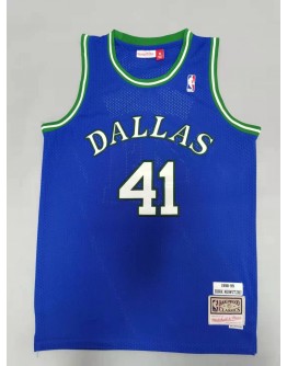 Dirk Nowitzki #41 Dallas Mavericks Jersey