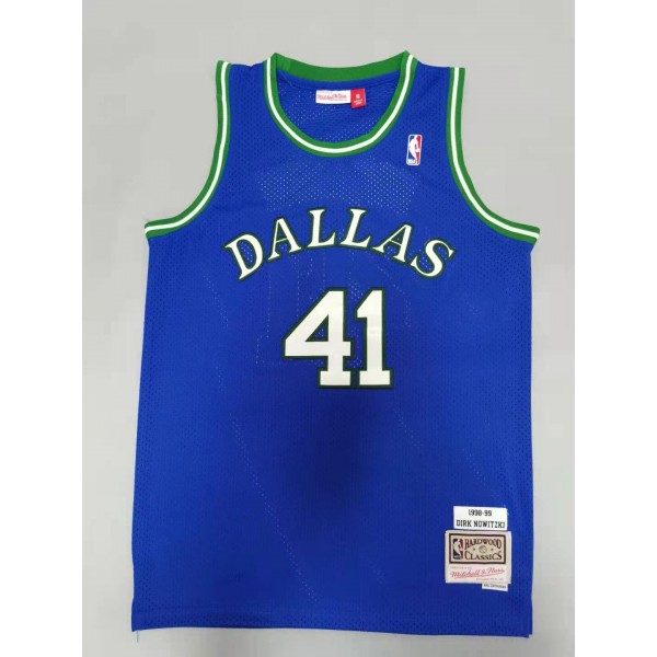 Dirk Nowitzki #41 Dallas Mavericks Jersey