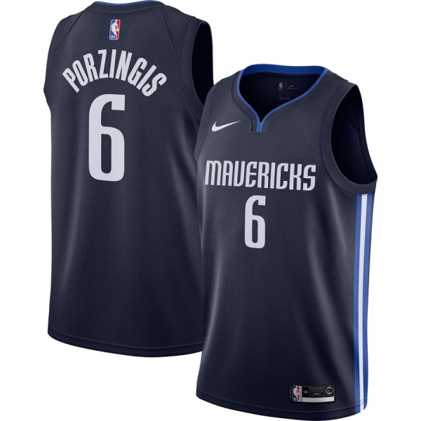 Kristaps Porzingis  #6 Dallas Mavericks Jersey