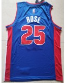 Derrick Rose #25 Detroit Pistons  Jersey