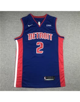 Cade Cunningham #2 Detroit Pistons Jersey