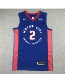 Cade Cunningham #2 Detroit Pistons Jersey