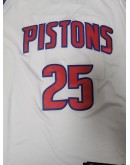 Derrick Rose #25 Detroit Pistons  Jersey