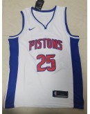 Derrick Rose #25 Detroit Pistons  Jersey