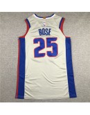 Derrick Rose #25 Detroit Pistons  Jersey