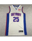 Derrick Rose #25 Detroit Pistons  Jersey