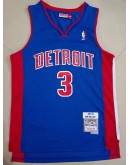 Ben Wallace #3 Detroit Pistons Jersey