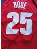 Derrick Rose #25 Detroit Pistons  Jersey