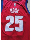 Derrick Rose #25 Detroit Pistons  Jersey