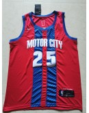 Derrick Rose #25 Detroit Pistons  Jersey