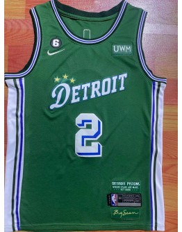 Cade Cunningham #2 Detroit Pistons Jersey