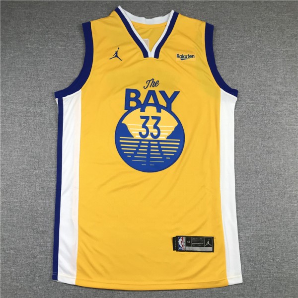 James Wiseman #33 Golden State Warriors Jersey