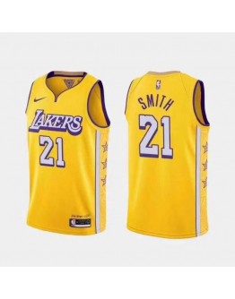 J. R. Smith #21 Los Angeles Lakers Jersey