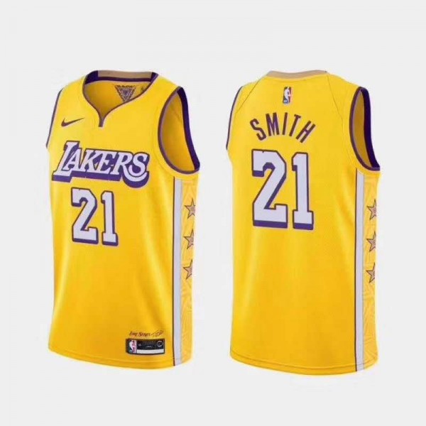 J. R. Smith #21 Los Angeles Lakers Jersey