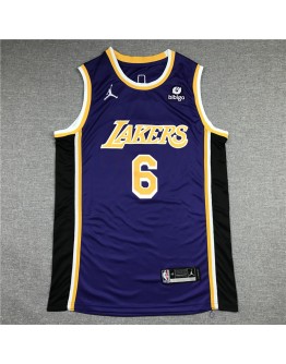 Lebron James #6 Los Angeles Lakers Jersey