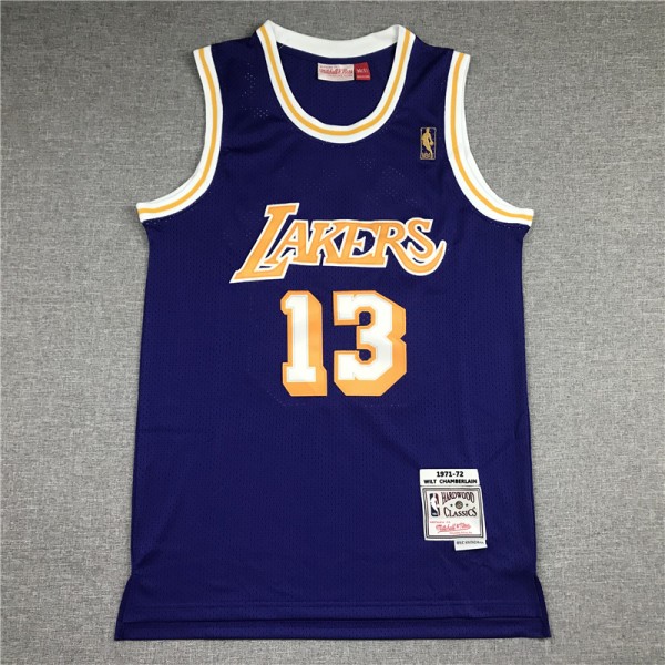 Wilt Chamberlain #13 Los Angeles Lakers Jersey