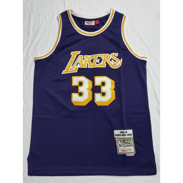 Kareem Abdul-Jabbar #33 Los Angeles Lakers Jersey