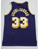 Kareem Abdul-Jabbar #33 Los Angeles Lakers Jersey