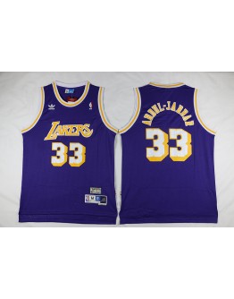 Kareem Abdul-Jabbar #33 Los Angeles Lakers Jersey