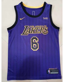 LeBron James #6 Los Angeles Lakers Jersey